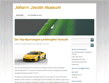 Tablet Screenshot of johann-jacobs-museum.ch